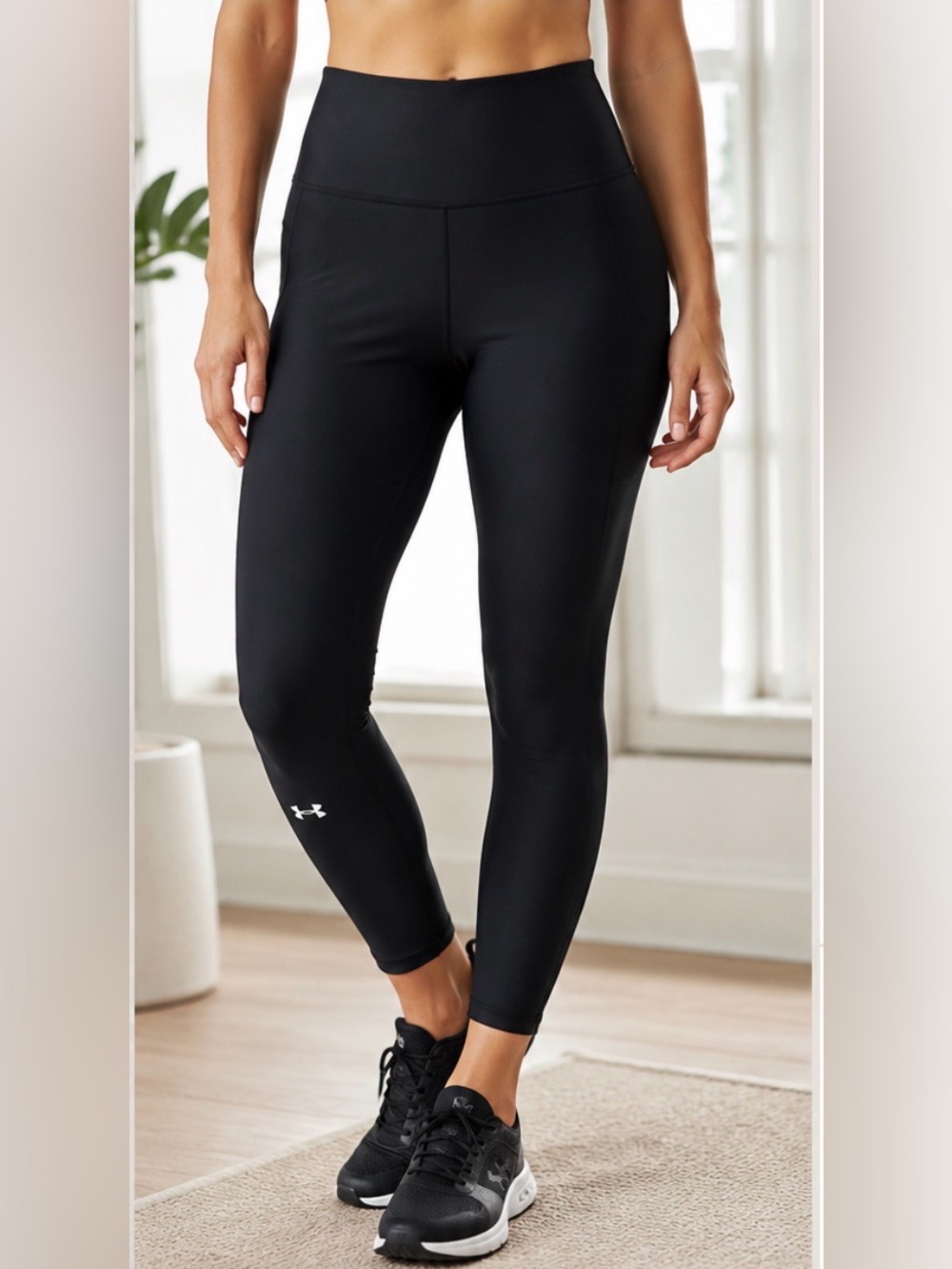 Under Armour Black Compression Leggings 1x